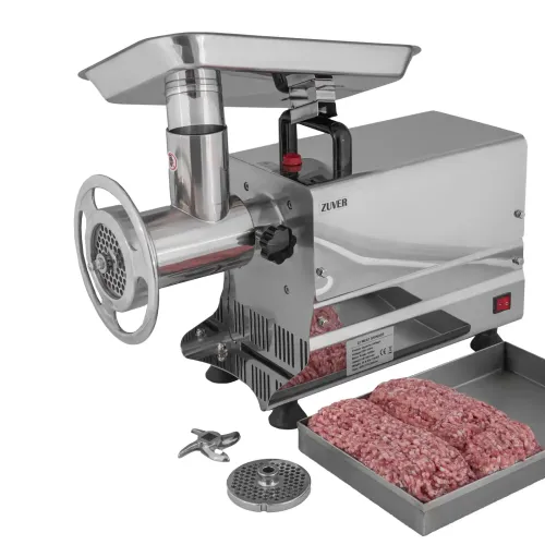 М'ясорубка промислова ZUVER 32 Grinder LUXURY 1500W Reverse мотор мідний, горловина з нержавіючої сталі, реверс постійний