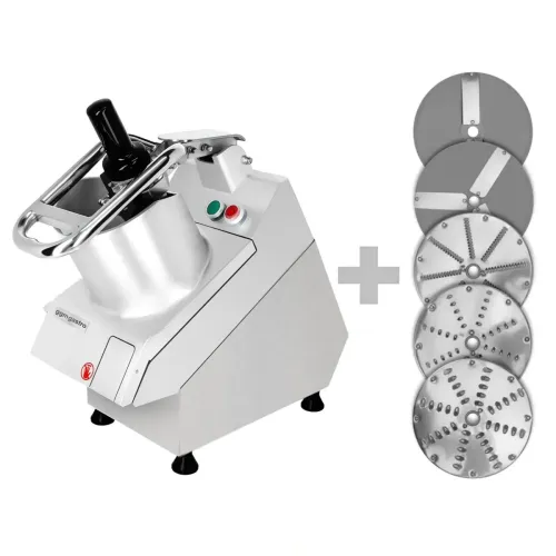Овочерізка GGM Gastro GSA5 5 дисків, з широкою горловиною