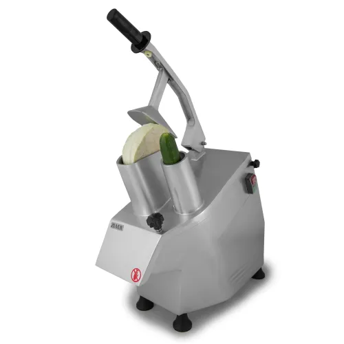 Овочерізка професійна ZUVER Vegetable Cutter Lid Back Neck Narrow 0 Disks кришка ззаду, вузька горловина, 0 дисків, 550 Вт, мідний двигун