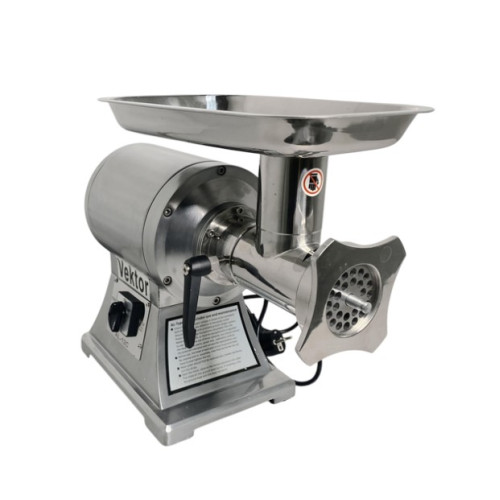 М'ясорубка промислова Vektor AL-12C мотор мідний горловина з нержавіючої сталі