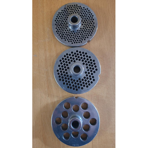 Решетки для мясорубки моделей  8,12,22,32 обычные и колбасные  (трехглазка, мерседес)