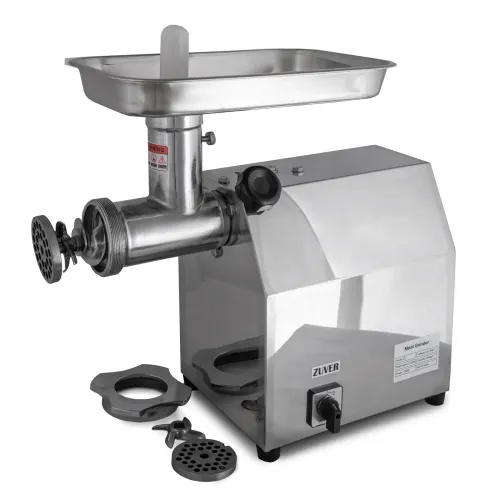 М'ясорубка промислова ZUVER Grinder Profi 1100W мотор алюміній горловина з сталі