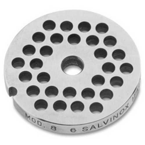 Решетка ZUVER SALVADOR для мясорубки #32 "Enterprise" Flat 6,0 мм