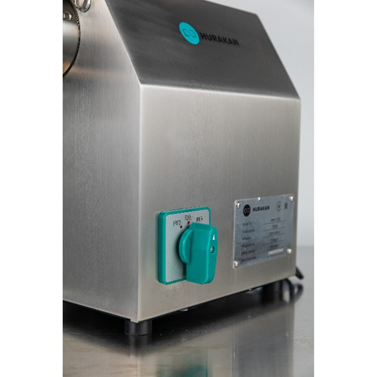 М'ясорубка професійна Hurakan REVERSE HKN-12SS 750w мотор мідний, горловина з нержавіючої сталі, реверс постійний