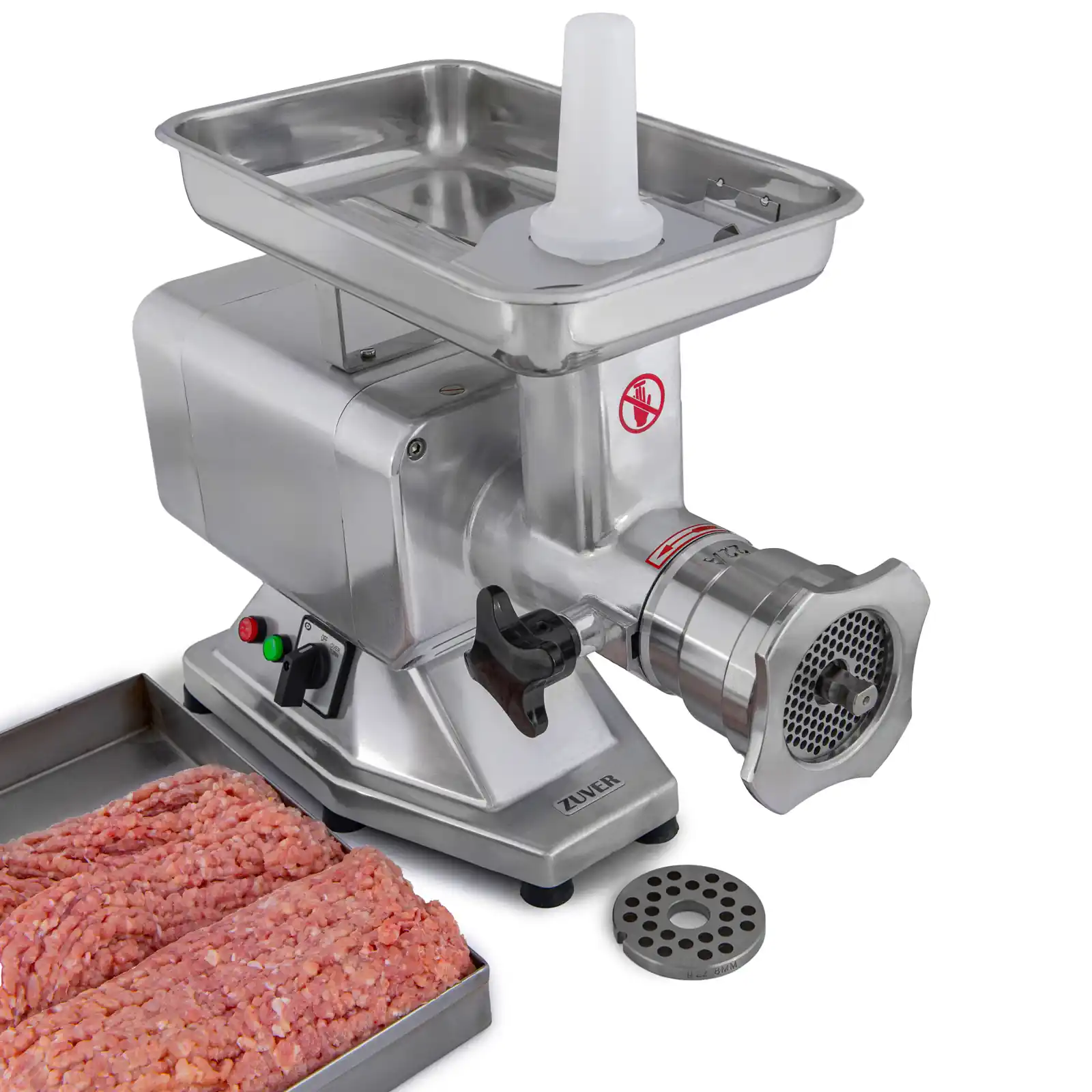 М'ясорубка професійна ZUVER 22 Grinder Unger Premium 1100W Cube Engine мотор мідний, горловина з нержавіючої сталі, реверс непостійний