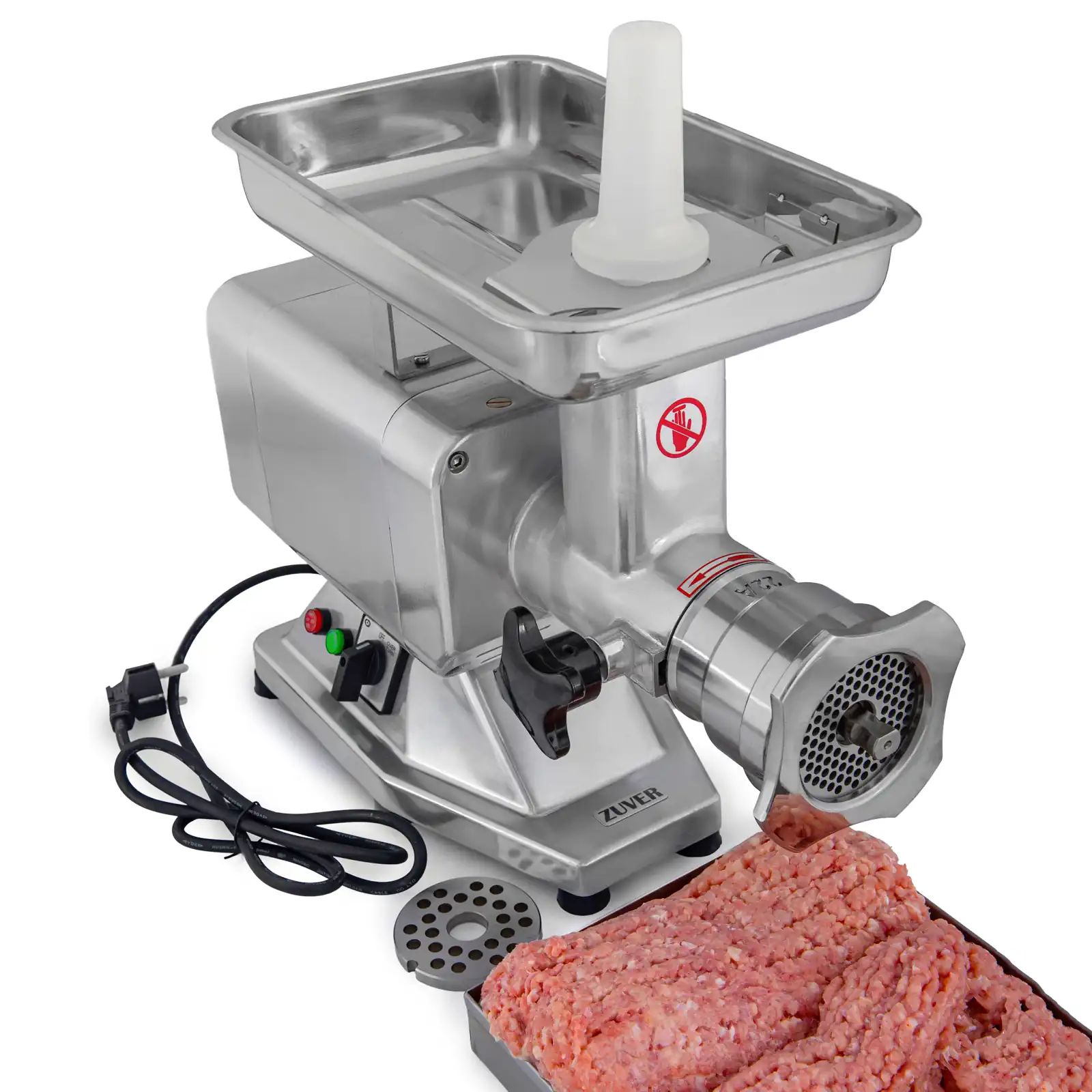 М'ясорубка професійна ZUVER 22 Grinder Unger Premium 1100W Cube Engine мотор мідний, горловина з нержавіючої сталі, реверс непостійний