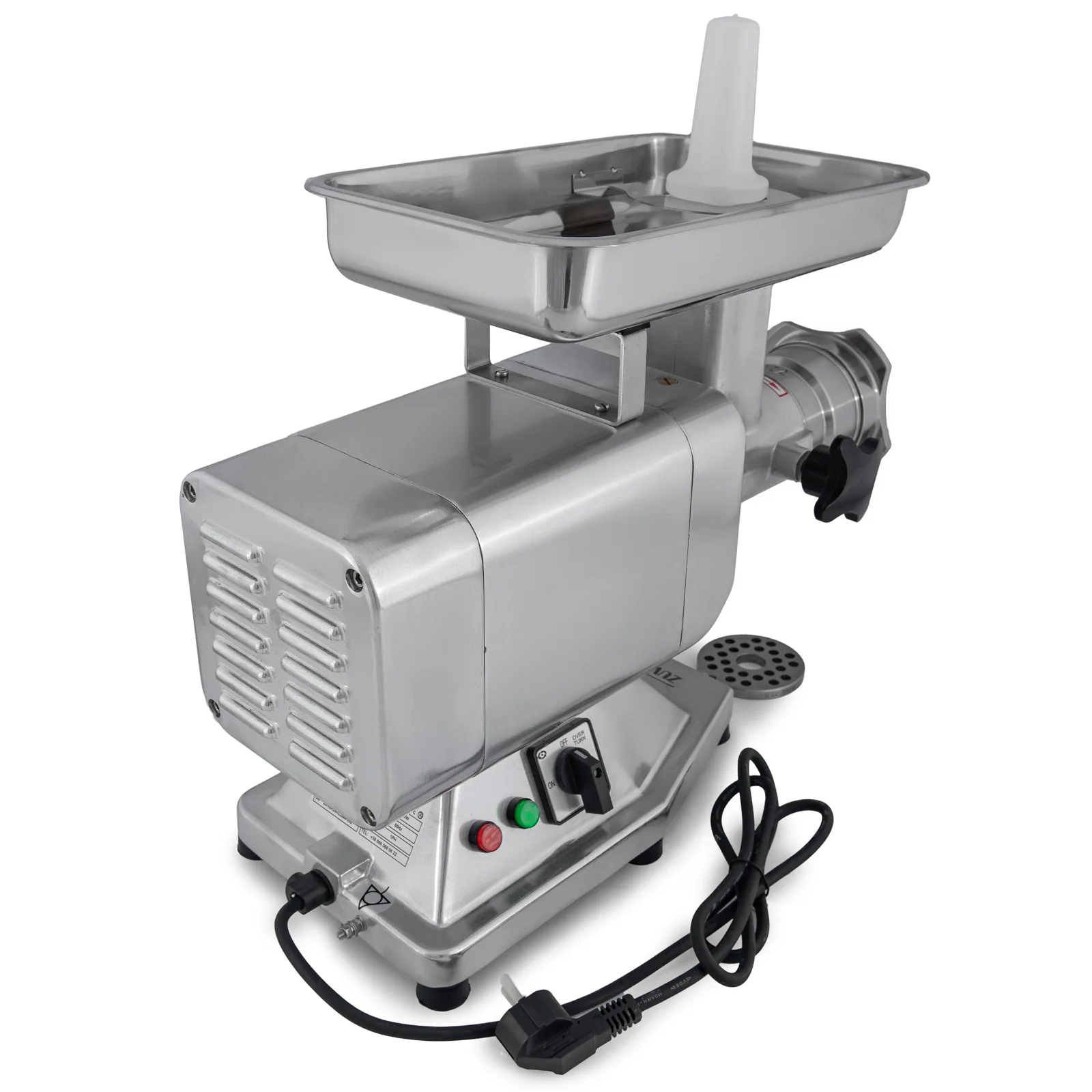 М'ясорубка професійна ZUVER 22 Grinder Unger Premium 1100W Cube Engine мотор мідний, горловина з нержавіючої сталі, реверс непостійний