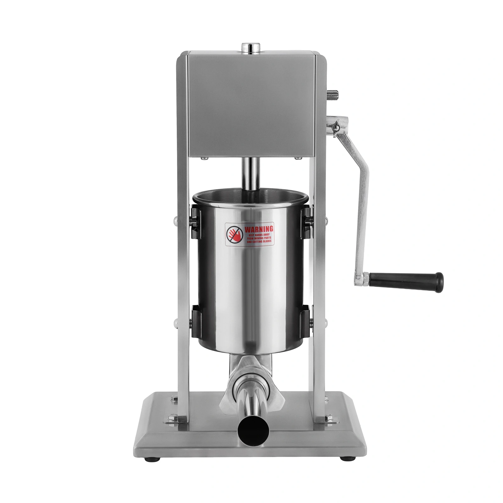 Шприц ковбасний ZUVER Stuffer Vertical 3 (SV-3) корпус нержавіюча сталь S/S201 (преміальна марка), міцні шестерні, 2 швидкості, 5 насадок, 2 ущільнювальні кільця