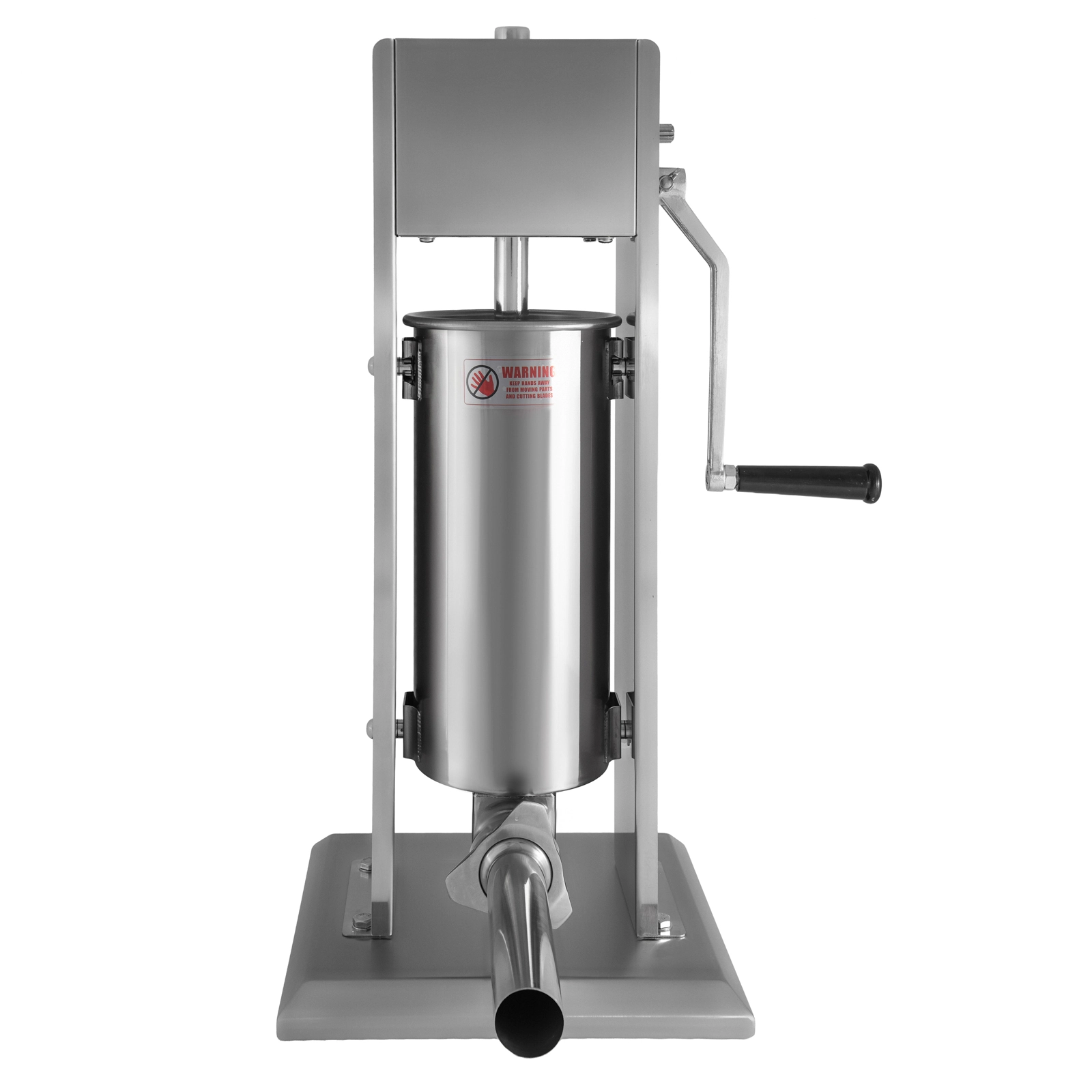 Шприц ковбасний ZUVER Stuffer Vertical 5 (SV-5) корпус нержавіюча сталь S/S201 (преміальна марка), міцні шестерні, 2 швидкості, 5 насадок, 2 ущільнювальні кільця