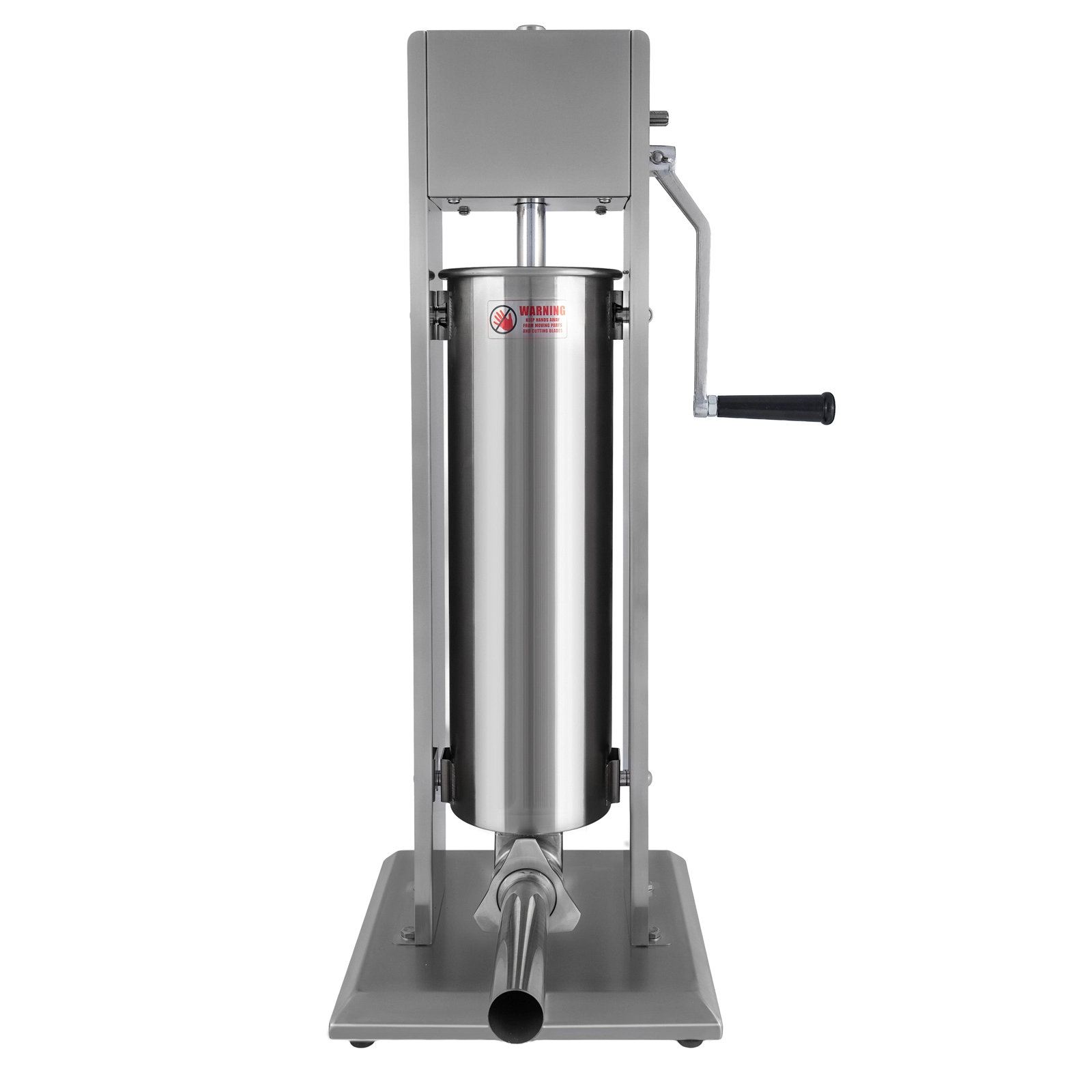 Шприц ковбасний ZUVER Stuffer Vertical 7 (SV-7) корпус нержавіюча сталь S/S201 (преміальна марка), міцні шестерні, 2 швидкості, 5 насадок, 2 ущільнювальні кільця